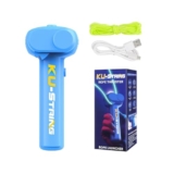 Rope Launcher Toy Gun with 3 Refill Strings – Handheld Rope Thruster Shooter with LED Light, Pull String Shooting Game Toy for Kids and Adults Stress Relief Novelty Gadget