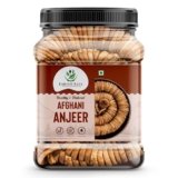 Earthy Eats Premium Afghani Anjeer | Soft Juicy Dried Figs Dry Fruit | No Added Sugar, Rich Source Of Fiber | Low in Fat Healthy Snack Jar Pack Of 1 | Perfect for Gifting (1 KG)