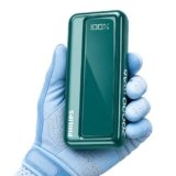 Philips 20000mAh 22.5W Fast Charging Power Bank (Deep Cyan) with Digital LED Display | Type-C & USB-A Input/Output | 3 Output Ports | Lithium Polymer | Portable for Mobile, Tablet & Earbuds