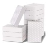 Magic Eraser Sponge Pack of 4 | Multipurpose Melamine Cleaning Sponge | Removes Tough Stains with Water Only | Kitchen, Bathroom, Walls, Shoes Cleaner | Chemical-Free Foam Cleaner JMS4-7