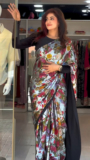 KITKET FASHION Floral Print Daily Wear Tussar Silk Saree(Multicolor)