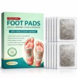 Foot patch (10 pcs) Herbal And Gentle Ingredient Detox Toxin Removal with Bamboo Vinegar and Acupoint Micro-Massage Technology,Natural Ingredients for Sleep Aid, Pain Relief,gel foot pads ,Foot patch (10 pieces)