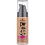 Essence I LOVE FLAWLESS SKIN foundation 70 Light Sand, liquid foundation, Light Sand shade, full coverage, matte finish, long-lasting, blendable texture, 30 ml