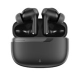 boAt 2026 Launch Airdopes Prime 300 with Spatial Audio, 60 Hrs Battery, Quad Mics AI-ENx™ Technology, Multi Connectivity, 11mm Drivers, ASAP™ Charge, in-Ear Detection, Bluetooth v6.1 (Titanium Black)