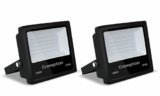 Crompton Gleam NXT 100W LED Flood Light | Cool Day Light, Pack of 2