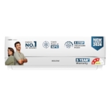 Voltas 1.5 ton 3 star,New star rated, Rating Inverter Split AC (Copper, Convertible 5-in-1 Cooling Mode, 2-Way Air Swing, Anti-dust Filter with Anti Microbial Coating, Auto Clean (183INV CAV, White)