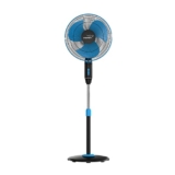 V Guard Gatimaan Pro HSP N High Speed Pedestal Fan | 3 Adjustable Fan Speeds | Rust Resistant ABS Body | Powerful 2100 RPM Motor | Blue Black | 40 cm (400mm)