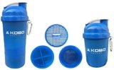 Kobo Shaker Sipper Bottle 400 ml with 2 Compartment (Imported)