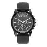 Armani Exchange Mens Chronograph Watch – AX1326I (Black_Free Size)