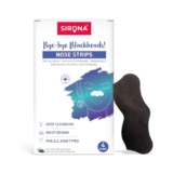 Sirona Blackhead Remover Bamboo Charcoal Nose Strips for Women (Pack of 4) | Painless & Instant Removal of Whiteheads, Blackheads, Pore Cleanser, Dirt & Oil
