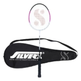 Silver’s Aluminium Stricker Badminton Racket with Full Cover(Pink/Black)