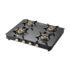 Lifelong Glass Top Gas Stove, 4 Burner Gas Stove, Black (ISI Certified,1 year warranty with Doorstep Service)