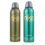 Nike Female Honey + Musk Spray Deodorant For Woman- Pack Of 2 (200Ml Each), 2 Count