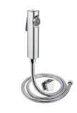 Aquieen ABS Health Faucet Set with 1 Meter SS 304 Shower Tube & Wall Hook (Zura Dual Flow)