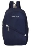 GOOD STAR Navy Blue 30L Daypack | Lightweight, Multipurpose Backpack with Front Zipper Pocket for Travel, Hiking, School & Daily Use – Blue, School Bag for Kids