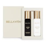 BELLAVITA CEO MAN and WHITE OUD Unisex | Long Lasting Perfume Unisex | Eau De Parfum pack of 2x20ml each | Tonka, Agarwood & Orange | Woody, Spicy & Citrus Premium Fragrance