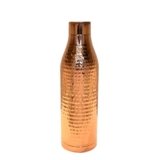 ATTRO Amulya Copper Bottle Design Boosts Immunity Leakproof & Lightweight |Anti-Bacterial, BPA Free with Secure Cap for School, Travel, Gym & Work 1000ml Hammer