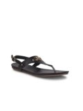 Bata Womens Ravenna Sandal Flats, (5616811), 7 Black