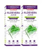 Baidyanath Asli Ayurved Aloe Vera juice with Pulp, All Natural tonic for Immunity, Better digestion and Glowing Skin, 1L (Pack of 2)