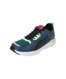 PUMA Mens X-Ray Fluido Black-Dark Denim-Fizzy Lime Sneaker – 7 UK (39464101)