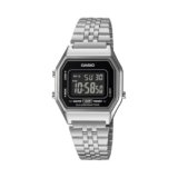 Casio Vintage LA680WA-1BDF Digital Black Dial Women (D408)