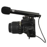 JJC SGM-185II DSLR/Video Mini Shotgun Auxiliary Unidirectional Microphone for Camera Camcorder with 3.5 Mm Mic Jack (Black)