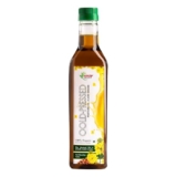RAV Organics Cold Pressed Mustard Oil 1 ltr | Certified Organic Kachi Ghani Sarso Oil | Rich in MUFA & PUFA – Omega 3 | Naturally Aromatic Cooking Oil for Tadka, Frying, Pickling & Everyday Cooking