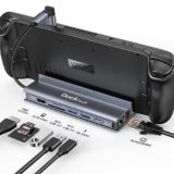 7-in-1 USB C PD Ethernet Hub Dongle with 4K 60Hz HDMI, Ethernet 100W PD