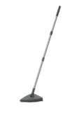 BonKaso Stainless Steel Microfiber Triangle Flat Mop with 360° Rotating Head for All Types of Floor Cleaning – (Grey)