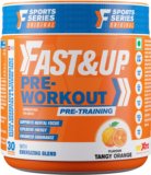 FAST&UP Pre Workout Supplement Boosted With Caffeine, Creatine, Alanine & Taurine Pre Workout(300 g, Orange)