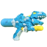 Holi Dinosaur Pull-n-Pump Pressure Pichkari | Ultimate Power Pressure | Blue | with Free Holi Balloons & Gulal | PoPo Toys®