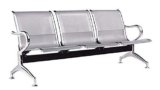 Da URBAN® Airport 3 Seater Three Seater Waiting Area Reception Chair (Silver)