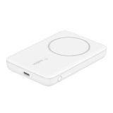 Belkin Quick Charge Magnetic Wireless Power Bank 2500mAh for iPhone 13/13 Pro/13 Pro Max/13 Mini/12/12 Pro/12 Pro Max/12 Mini Compatible for Magsafe Covers – (BPD002BTWH, White, Sleek Design)