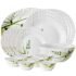 Larah by Borosil Lark Fluted Series Opalware Dinner Set | 12 Pieces for Family of 4 | Microwave & Dishwasher Safe | Bone-Ash Free | Crockery Set for Dining & Gifting | Plates & Bowls | White