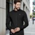 KETCH Printed Men Round Neck Black T-Shirt
