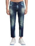 Highlander Men’s Tapered Fit Mildly Distressed Heavy Fade Jeans | Trendy & Comfortable Denim for Casual Wear