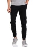 Amazon Brand – Symbol Men’s Stretchable Cargo Jogger Pants | Chinos | Casual Trousers (Slim Fit) (Black_36)