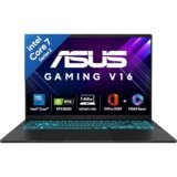 ASUS Gaming V16 (2025),Intel Core 7 240H (i7-14th Gen),RTX 5050-8GB,16GB RAM,512GB SSD,FHD+,16″,144Hz,Backlit Keyboard,Windows 11,M365*,Office 2024,Matte Black,1.95 Kg V3607VH-RP038WS,Gaming Laptop