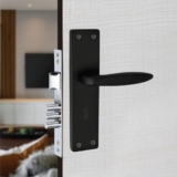 Milton 8 Inch Aluminum Mortise Lock Set – Black Model MSS-ALM-2001