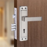 Milton Iron Mortise Lock Set with Lock Handle, Finish, SS K-115