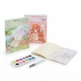 Crackles for Beginner Watercolor Book – Painting Set | Painting Set – DIY Coloring Note-Book with Watercolor Princess & Rabbit Designs – (Pack of 2)