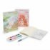 BOROSIL Teal Bag, 3 Pc (320 ml x 2 + 240ml x 1 ), Office Tiifin 3 Containers Glass Office Lunch Box(880 ml)