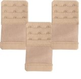 Wooger Women Bra Hook Extender -3 Hook – 3 Eye With Extra Elastic hook expender band for women combo (Beige, pack of 3)