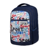 F Gear Arashi Navy 35L School Backpack|4 Compartments, 1 Front Pocket & water Bottle Holders|Laptop Sleeve|Ergonomic, Lightweight & Durable Design|Ideal for School, College, Work, Travel & Daily Use