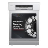 Hafele Aqua Chrome Dishwasher |13 Place Settings |Upto 70 Utensils |Designed for Indian Kitchens |Free-Standing |Hygienic & High-Performance Cleaning |Premium Stainless Steel Finish |5-Year Warranty