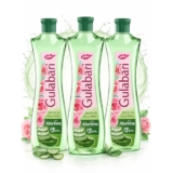Dabur Gulabari Premium Rose Water with Aloe Vera – 1200 ml (400ml x 3) | Upto 8 HR Skin Hydration | Cleanses, Tones and Moisturises Skin | For All Skin Types