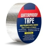 Zista Super Strong Adhesive Waterproof tape Permanent Repair Roof Water Leakage Solution Rubber Foil Suitable for Roof Leak, surface Crack, Window Sill Gap, Boat Sealing, Tank Leak