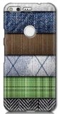 Amazon Brand – Solimo Designer Woven Fabric Design 3D Printed Hard Back Case Mobile Cover for Google Pixel
