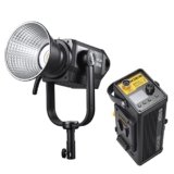 Godox M300Bi Professional Studio LED Video Light 330W 2800K-5600K Dimmable CRI96+ TLCI97+ Bowens Mount Support Mobile APP/2.4G Wireless/DMX Control for Indoor and Outdoor Vlog Live Video Shooting