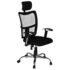 FABASIAN Ergonomic Mesh Office Chair with Adjustable Headrest, Breathable Back, Height Adjustable Seat, Armrests & 360° Swivel for Home & Office(Grey & White)